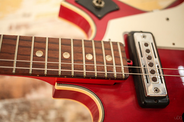 1963/1964 Japanese Teisco EP-2T Semi-Hollow Surf Guitar MIJ