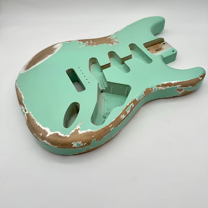 MJT レリック ストラトキャススター ボディ サーフグリーン 3lb14oz