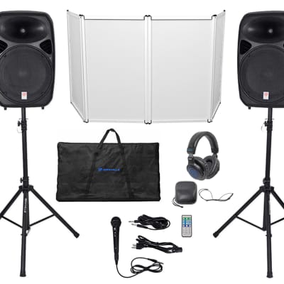 Rockville rpg152k dual store 15 powered speakers