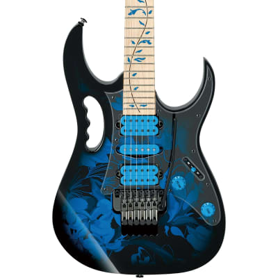 Ibanez JEM77-FP Steve Vai Signature Black Floral Pattern