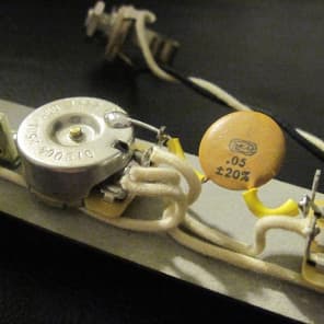 Motown Mojo Classic 60's Tele Wiring Harness with NOS Solar .05uf Tone Cap image 2