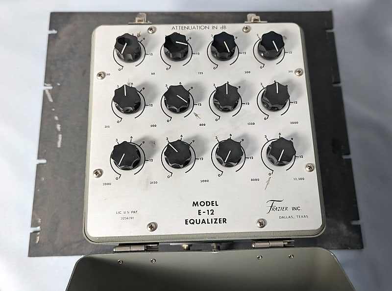 Rare Frazier Inc. E12 Portable Equalizer 1966 Grey Reverb