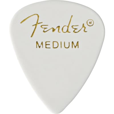 Fender 351 Picks White Med 12-Pack image 2