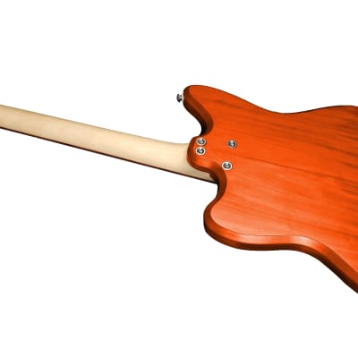 Lomic AP-1 Orange Offset USA Hand-Made Bolt-on Guitar image 3