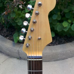Black USACG (USA Custom Guitars) Jazzmaster with Fender AVRI hardware and Lollar pickups image 3