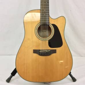 Takamine GD30CE-12 NAT G30 Series 12-String Dreadnought Cutaway Acoustic/Electric Guitar Natural Gloss