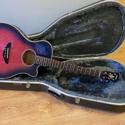 Yamaha APX-SPLii Transparent Purple Burst Electro Acoustic Guitar