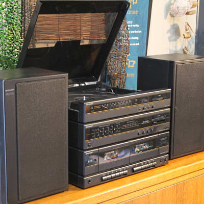 Vintage 1980s Sharp SG-F550 Home Stereo System + Bluetooth See VIDEO image 18