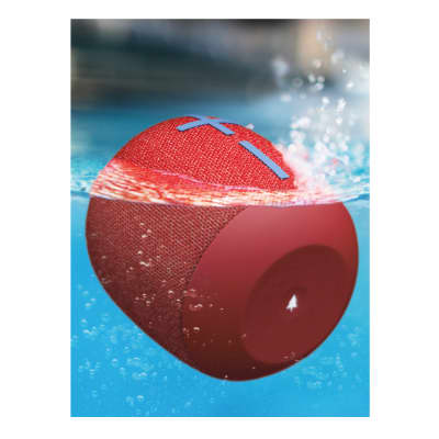 Ultimate Ears Wonderboom 2 Waterproof Bluetooth Speaker (Radical Red) Bundle with USB Wall Charger and Micro USB Cable image 9