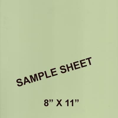 Guitar Pickguard Blank Sheet 3-ply Mint/Black/Mint Tele Size Material image 2