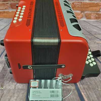 Hohner Compadre *Make Offer* GCF Red Accordion SOL Acordeon +Bag, Straps, Back Pad, Shirt | NEW Authorized Dealer image 5