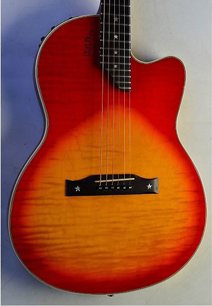 Gibson Chet Atkins SST 1996 Cherry Sunburst Flame Top! | Reverb