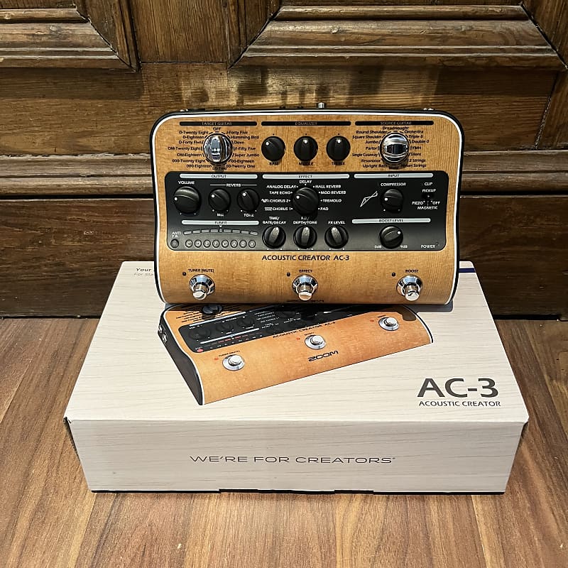 Zoom AC-3 Acoustic Creator Pedal | Reverb