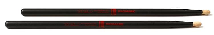 Promark Rich Redmond ActiveGrip 595 Hickory Drumsticks - 5B - Wood Tip image 1