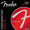 Fender Super 250 Light/Reg Electric Guitar Strings Nickel Plated Steel Ball End 250LR 9-46