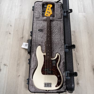 Fender American Professional II Precision Bass, Rosewood, Olympic White image 10