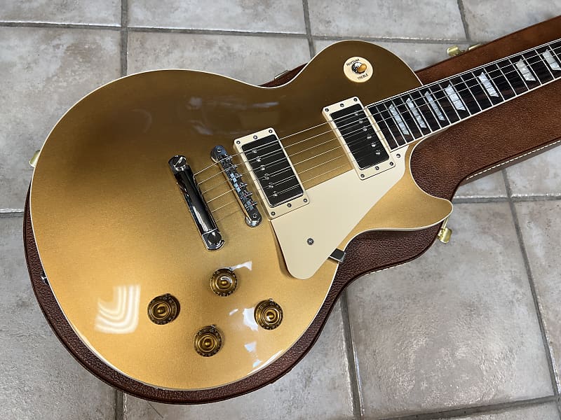 2022 Gibson Les Paul Standard '50s Gold Top Electric Guitar | Reverb