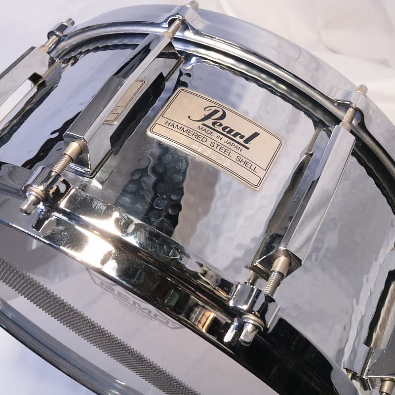 PEARL SH-5114D Hammered Steel 14x6.5 Pearl Hammered Steel Snare Drum [03/19]