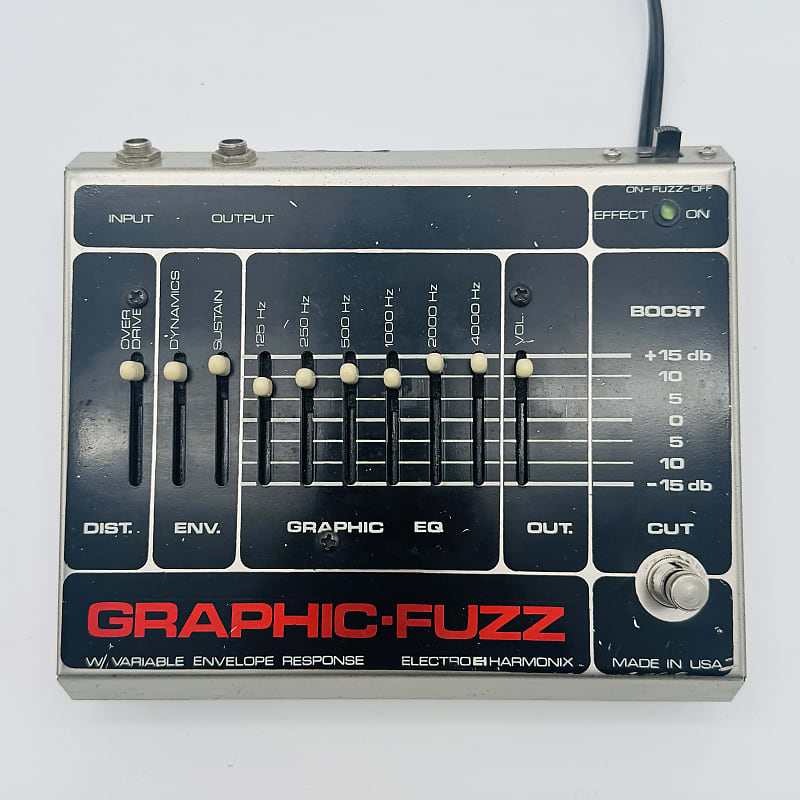 ギター Electro Harmonix GRAPHIC FUZZ Graphic Fuzz | DISCONTINUED 2023 | EQ / Distortion / Sustainer