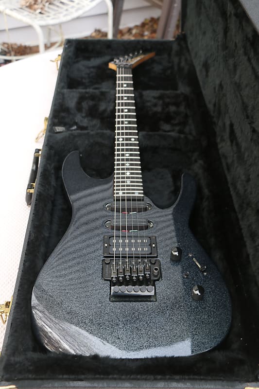 Kramer ProAxe Deluxe 1989 Black Sparkle