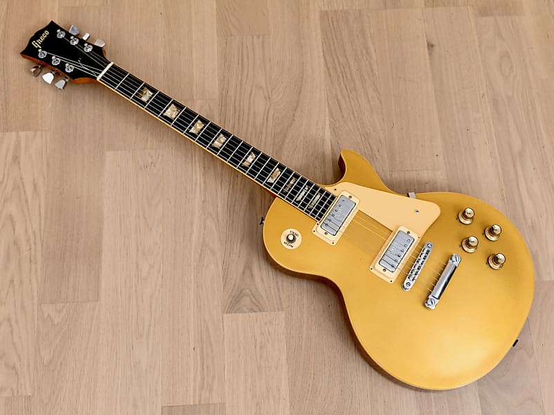 1973 Greco EG550GS Goldtop Deluxe Vintage Electric Guitar, Near Mint w/  Case, Japan Fujigen