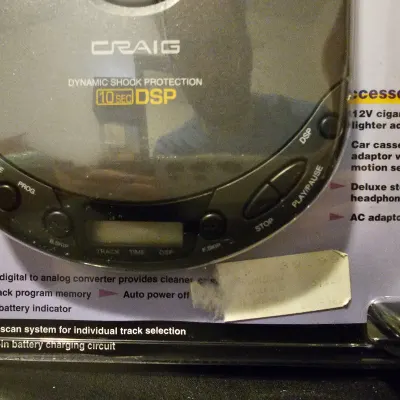 Craig  CDM-41210CK Portable CD Player W/Car Kit In Original Packaging image 3