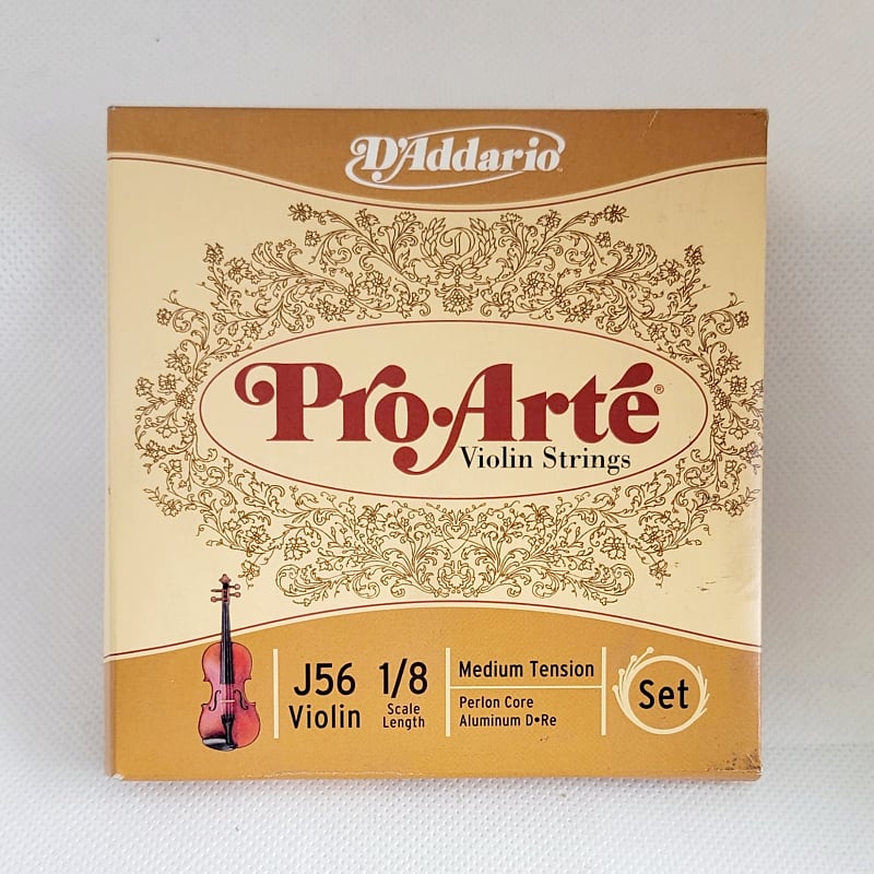 D'Addario D-J5618  Pro-Arte Medium Tension 1/8 Size Violin Strings BRAND NEW image 1