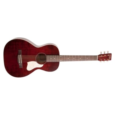 Art & Lutherie Roadhouse Parlor Acoustic-Electric Guitar with Gig Bag - Tennessee Red image 10