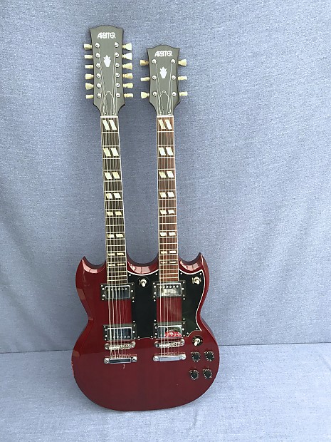 arbiter SGタイプ 希少 Arbiter SG Double Neck 6/12 sting electric guitar cherry red