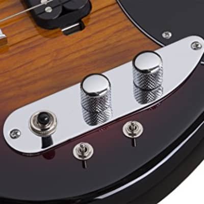 Schecter 2491 4-String Bass Guitar, 3 Tone Sunburst, CV-4 image 13