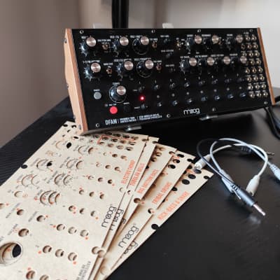 Moog DFAM Drummer From Another Mother Semi-Modular Analog Percussion Synthesizer 2018 - Present - Black/Wood image 1