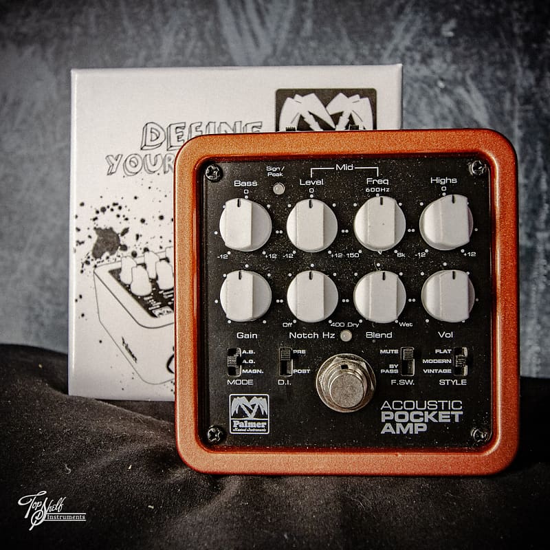 Palmer Pocket Amp Acoustic Preamp/DI Pedal Reverb