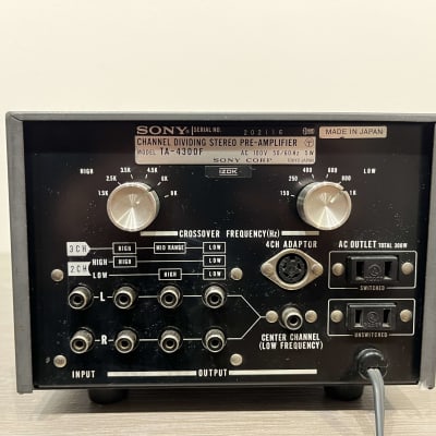 SONY TA-4300F チャンネルデバイダー ソニー Sony TA-4300F Channel Dividing Stereo Preamplifier | Reverb