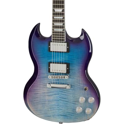 Gibson SG Modern Electric Guitar Blueberry Fade image 1