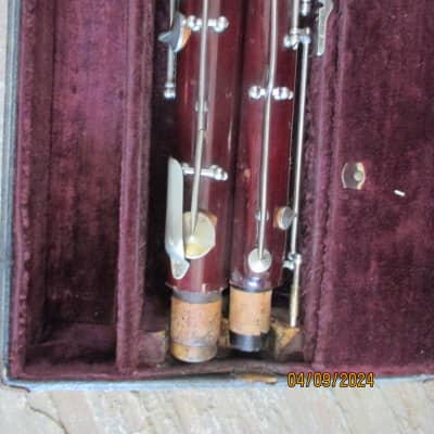 Conn brand Wood Bassoon with case. with case image 11