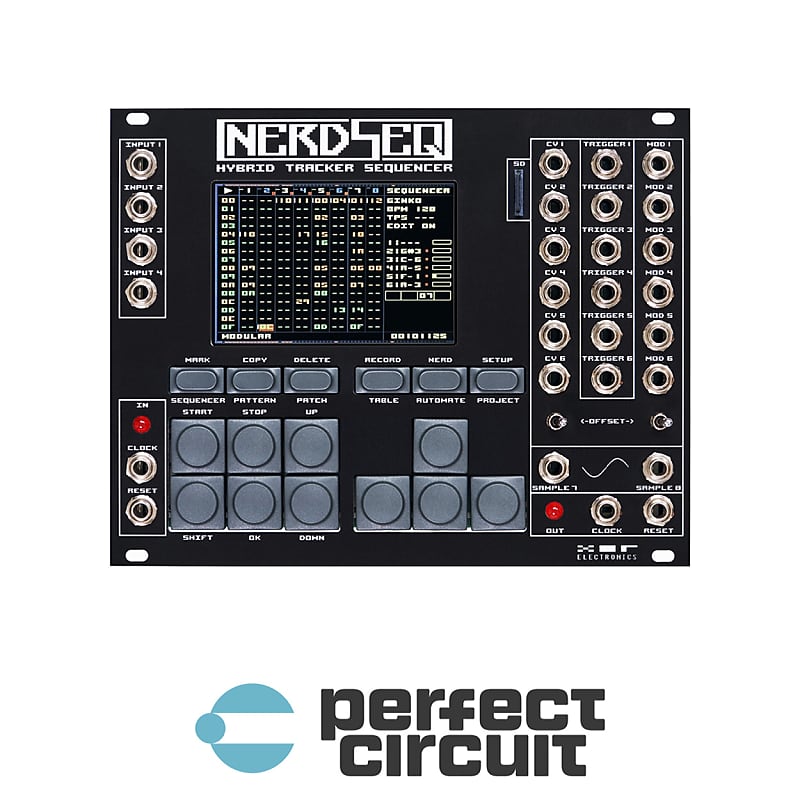 XOR Electronics NerdSEQ Eurorack Tracker + Sequencer (Black) | Reverb