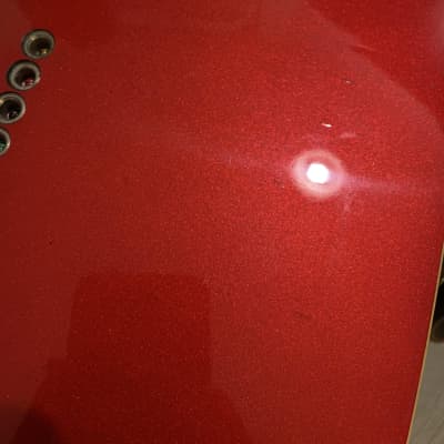 Fernandes The Revival T-style Vintage Telecaster Guitar 1980s - Red Sparkle with Cream Binding image 16