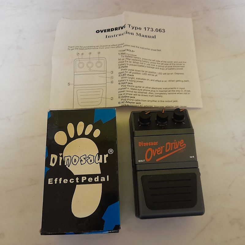 Dinosaur OD1 Overdrive Tube Screamer Effect Pedal Reverb
