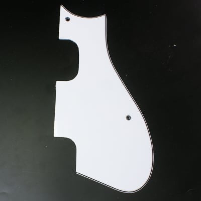Custom Guitar Pickguard Fits Harmony H60 Meteor H74 ,3ply White