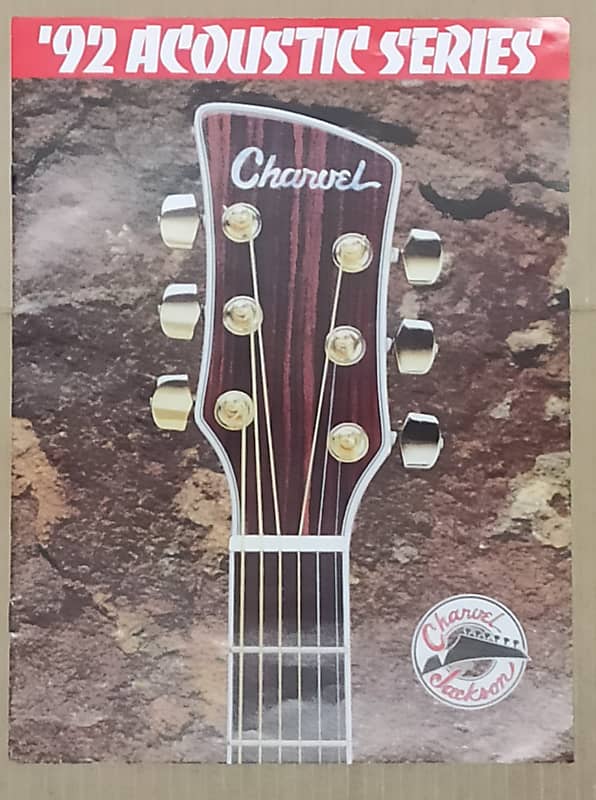 Charvel Jackson 92' Acoustic Series Guitars Catalog Charvel Reverb