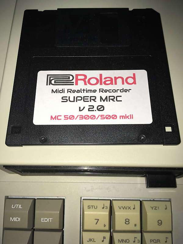 Floppy disk with OS SUPER MRC v 2.0 for Roland MC 50/300/500