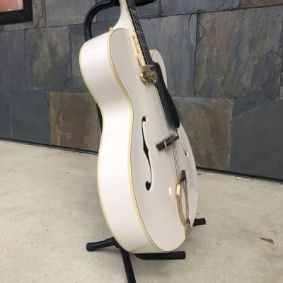 Guild A-150 Savoy Special Snowcrest White Hollow Body with Hardcase image 4