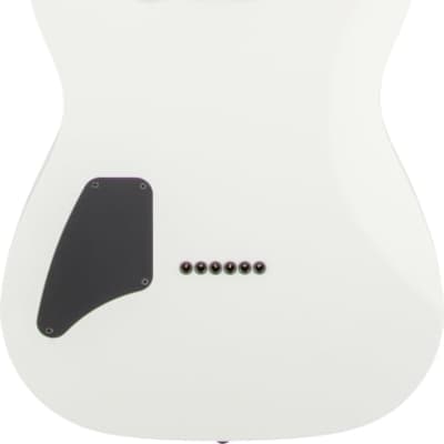 Fender Jim Root Telecaster Electric Guitar Ebony FB, Flat White image 3