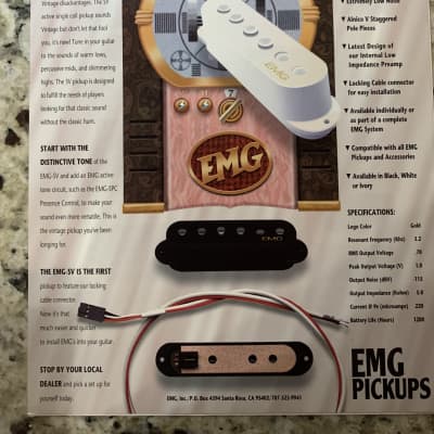 EMG Catalog Brochures Pickup Lines Vintage H 85 89 image 20