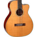 Takamine EF740FS TT 6 Strings Acoustic Electric Guitar with Hard Case, Thermal Spruce Top- Natural