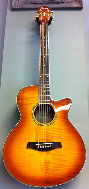 Ibanez AEG20E VV Acoustic Electric Sunburst Flamed Sycamore Top