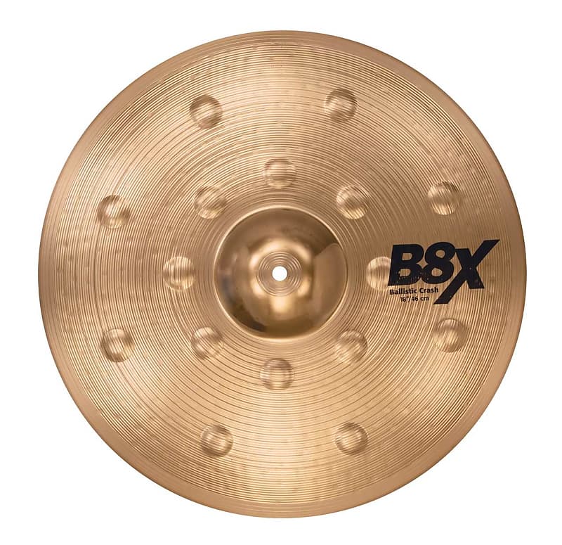 Sabian 18" B8X Ballistic Crash Cymbal image 1