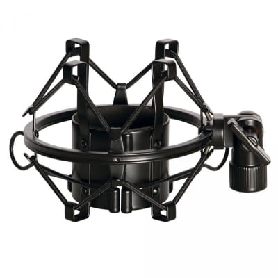 On-Stage MY410 Large Diaphragm Condenser Microphone Shock Mount Black image 1