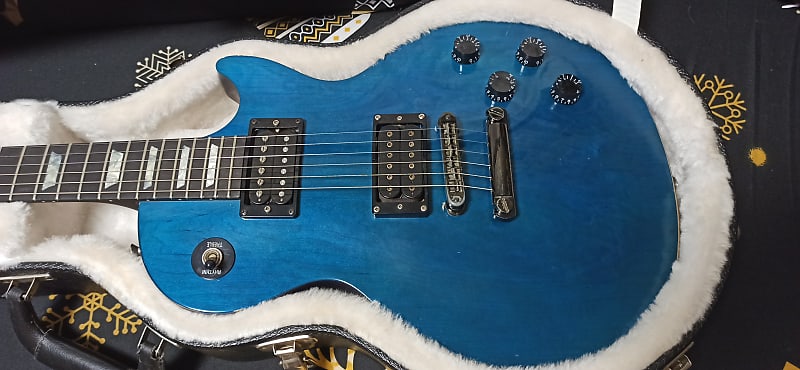 Gibson Les Paul Studio Lite 1993 Trans Blue | Reverb Canada