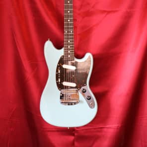 Fender MIJ MG69 '69 Mustang Reissue 2000's Sonic Blue | Reverb